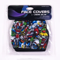 Colored Clowns Face Covering -Pink Floyd shop 04702 1 79704.1590795000