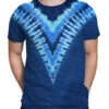 Cool Blue V Unprinted Tie-Dye T-Shirt
