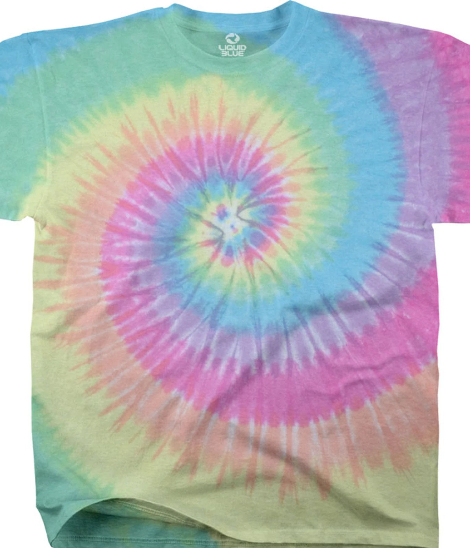 Pastel Spiral Youth Tie-Dye T-Shirt 1 Pastel Spiral Youth Tie-Dye T-Shirt