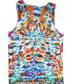 Crazy Krinkle Unprinted Tie-Dye Tank Top T-Shirt