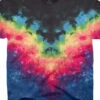 Symmetrical Rainbow Unprinted Tie-Dye T-Shirt