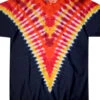 Fiery V Unprinted Tie-Dye T-Shirt
