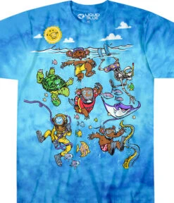 Sea Swimming Tie-Dye T-Shirt