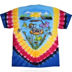 Tubin' Tie-Dye T-Shirt -Pink Floyd shop 11199b 83264.1544027827