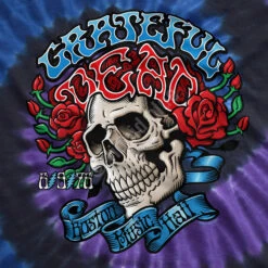 Boston Music Hall Tie-Dye T-Shirt -Pink Floyd shop 11305f artwork 14424.1532976387