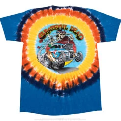 Steal Your Hot Rod Tie-Dye T-Shirt 5 Steal Your Hot Rod Tie-Dye T-Shirt -Pink Floyd shop 11339f 25838.1666986071