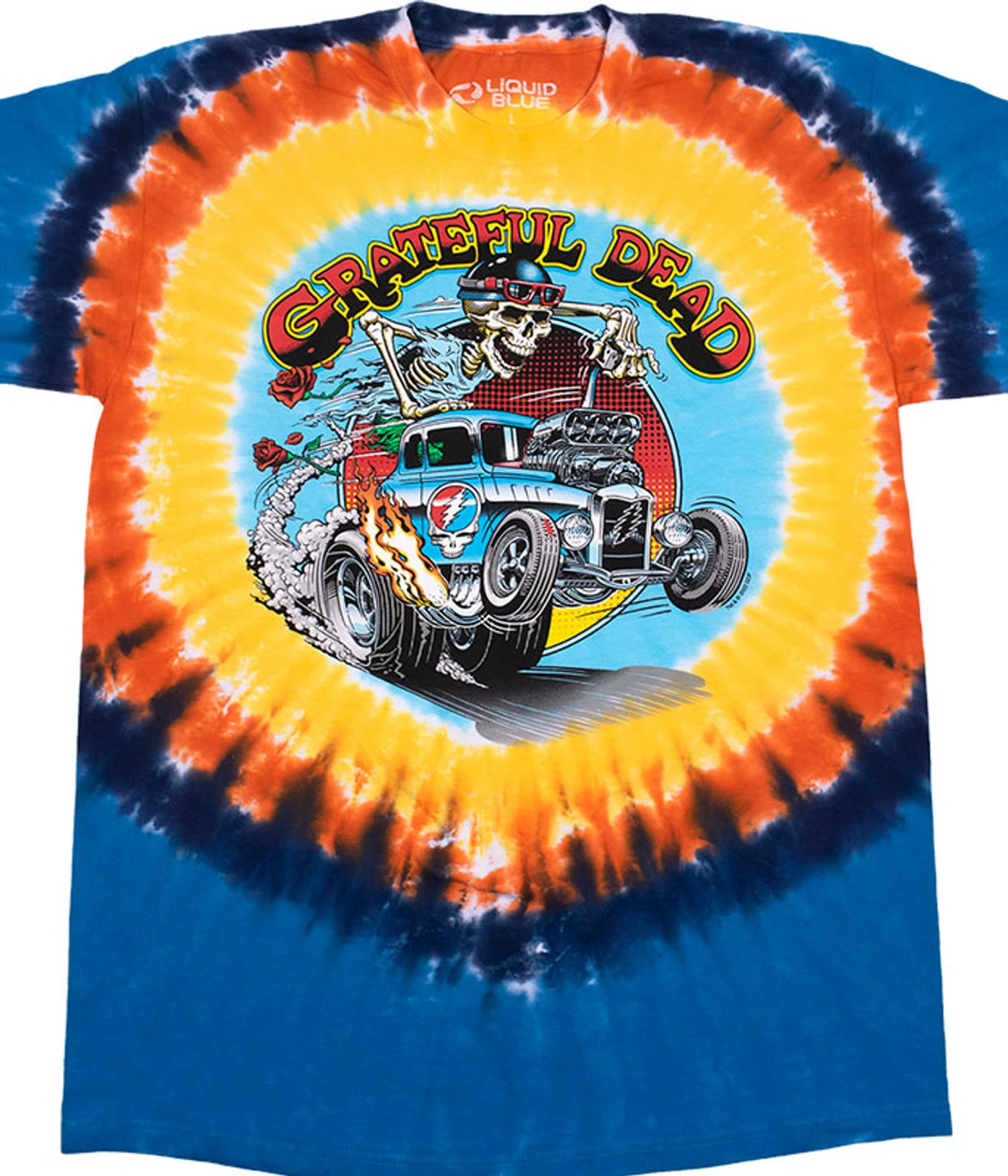 Steal Your Hot Rod Tie-Dye T-Shirt 1 Steal Your Hot Rod Tie-Dye T-Shirt