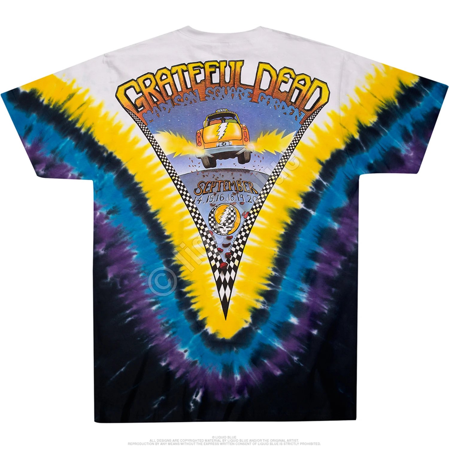 GD Taxi Tie-Dye T-Shirt 3 GD Taxi Tie-Dye T-Shirt - Image 3