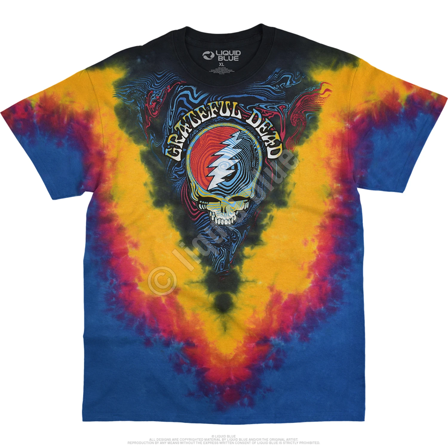 SYF Ripple Tie-Dye T-Shirt 2 SYF Ripple Tie-Dye T-Shirt - Image 2