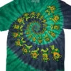 Irish Spiral Bears Tie-Dye T-Shirt