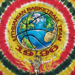 Lithuania Basketball Tie-Dye T-Shirt -Pink Floyd shop 11356b artwork 70856.1644856082