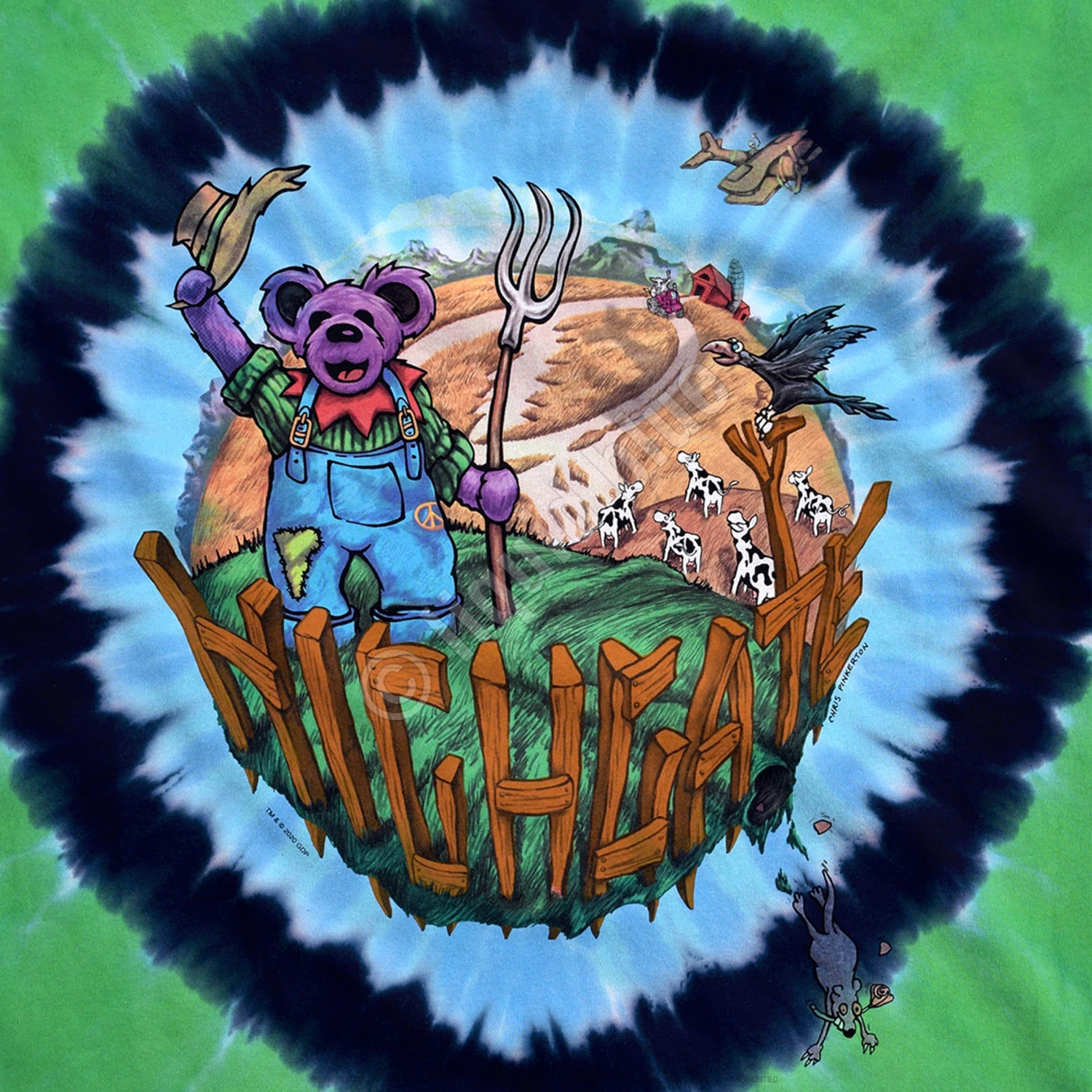 Highgate Tie-Dye T-Shirt 4 Highgate Tie-Dye T-Shirt - Image 4