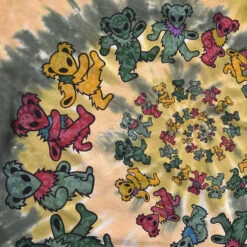 Alien Spiral Bears Tie-Dye T-Shirt -Pink Floyd shop 11395f artwork1 31086.1628098453