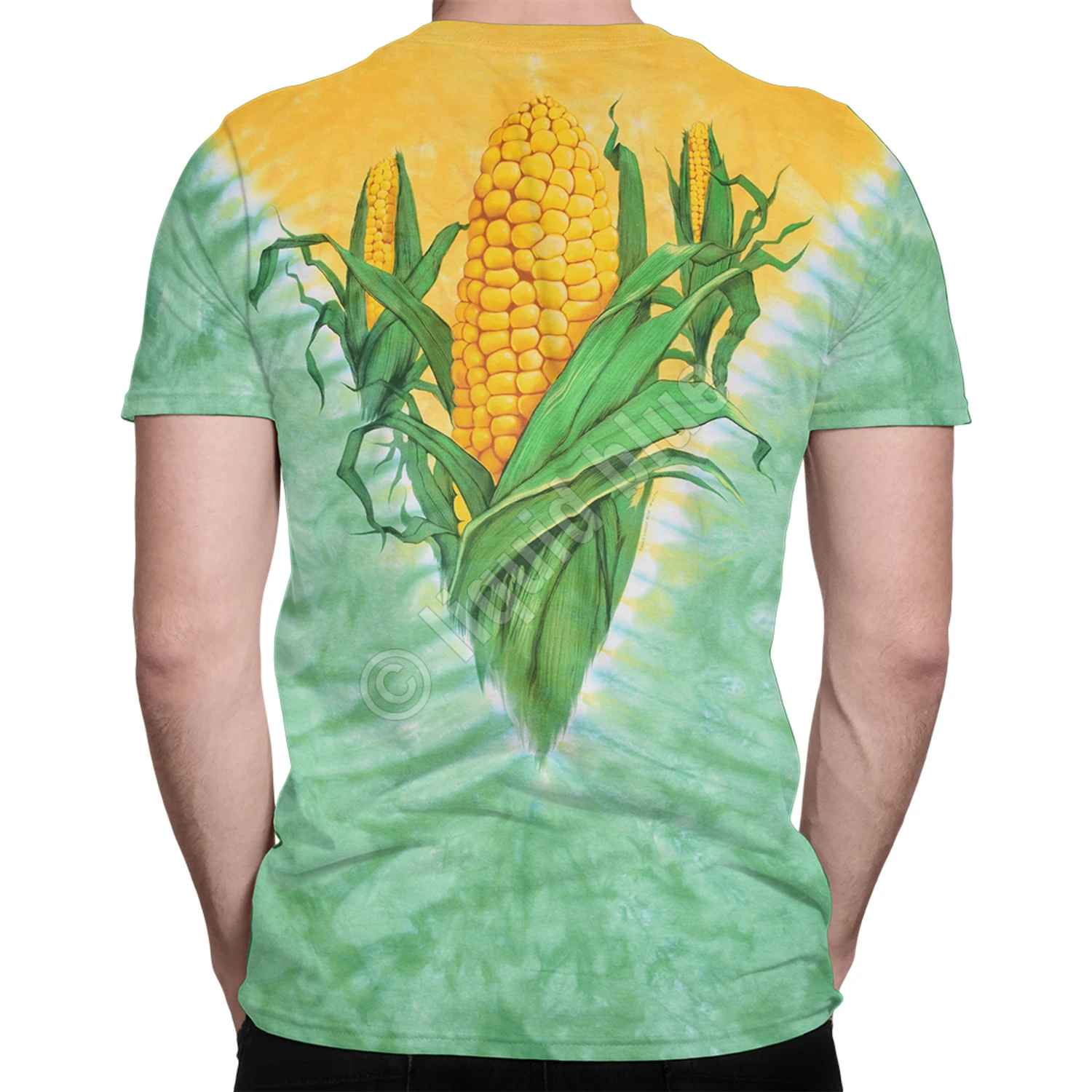 Corn Tie-Dye T-Shirt 3 Corn Tie-Dye T-Shirt - Image 3