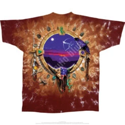 Canyon Sunset Tie-Dye T-Shirt -Pink Floyd shop 11410b 83462.1471453778