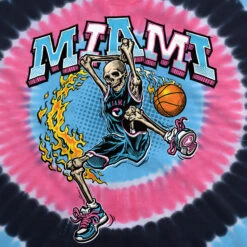 Miami Dunker Basketball Skeleton Tie-Dye T-Shirt 6 Miami Dunker Basketball Skeleton Tie-Dye T-Shirt -Pink Floyd shop 11433f artwork 24142.1682446213