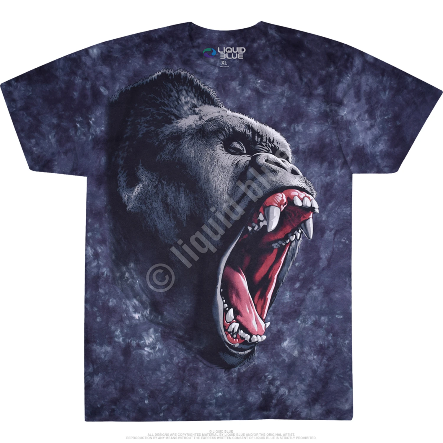 Gorilla Power Tie-Dye T-Shirt 3 Gorilla Power Tie-Dye T-Shirt - Image 3