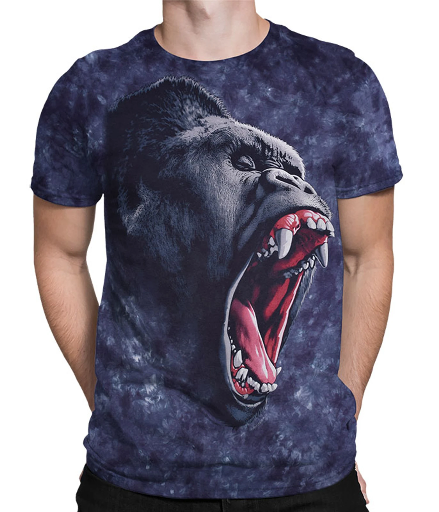 Gorilla Power Tie-Dye T-Shirt 1 Gorilla Power Tie-Dye T-Shirt