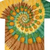 Pineapple Spiral Tie-Dye T-Shirt