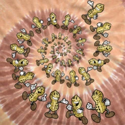 Peanut Spiral Tie-Dye T-Shirt -Pink Floyd shop 11454f artwork 48642.1628106105