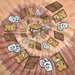 Smores Spiral Tie-Dye T-Shirt 5 Smores Spiral Tie-Dye T-Shirt -Pink Floyd shop 11457f artwork 50831.1536616121