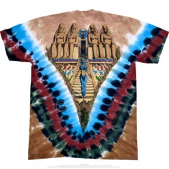 Egyptian Tie-Dye T-Shirt 7 Egyptian Tie-Dye T-Shirt -Pink Floyd shop 11463b 43740.1667496638