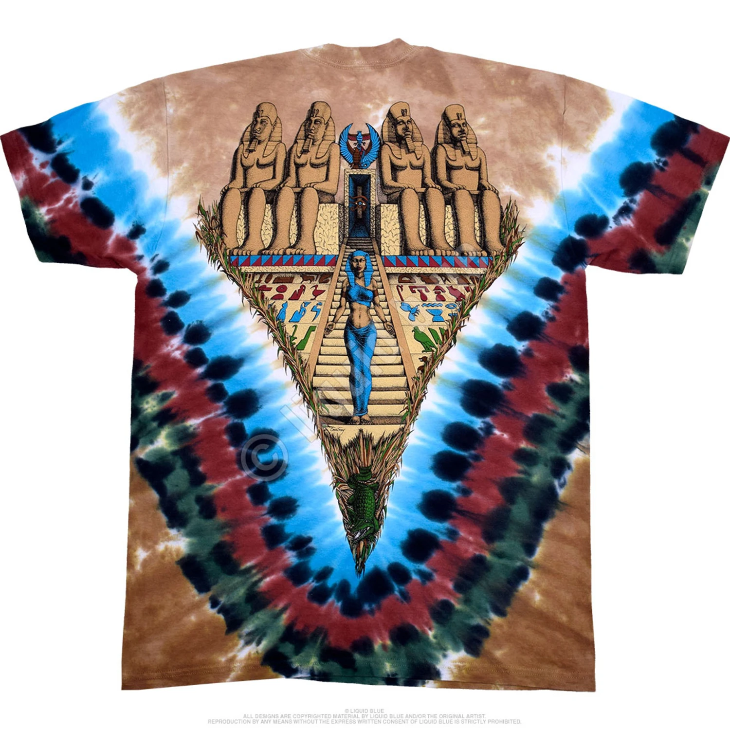 Egyptian Tie-Dye T-Shirt 3 Egyptian Tie-Dye T-Shirt - Image 3