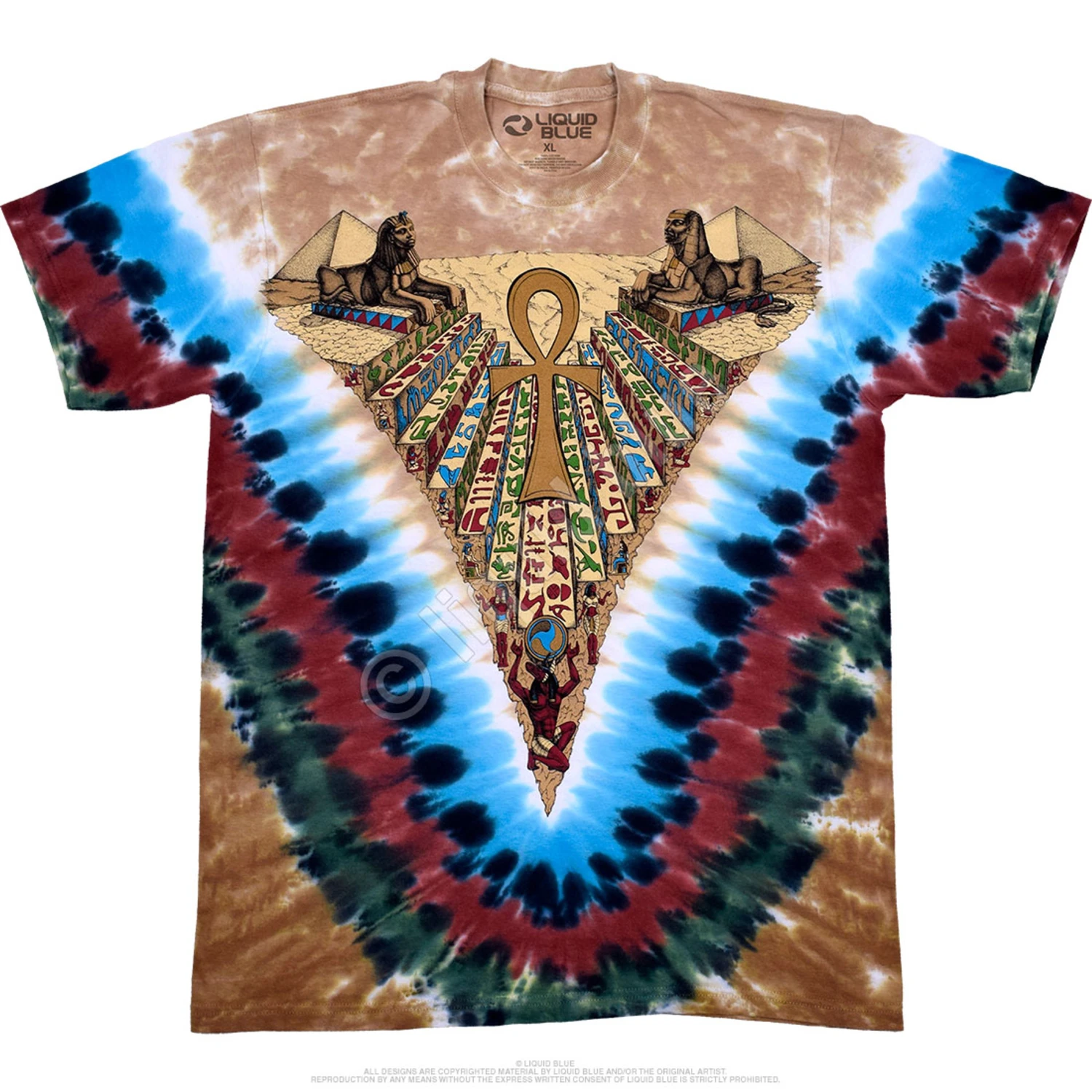 Egyptian Tie-Dye T-Shirt 2 Egyptian Tie-Dye T-Shirt - Image 2