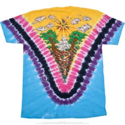 Psychedelia Tie-Dye T-Shirt -Pink Floyd shop 11466b 70038.1675269140