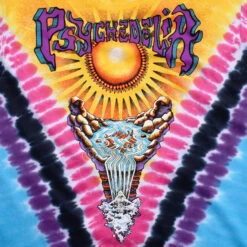 Psychedelia Tie-Dye T-Shirt -Pink Floyd shop 11466f artwork 41065.1675269241
