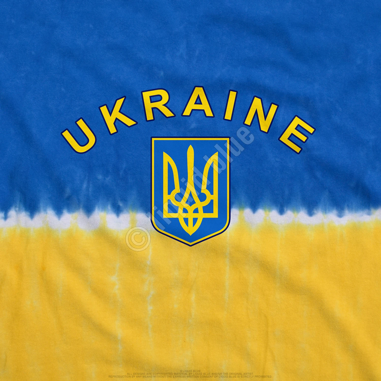 Ukraine Tie-Dye T-Shirt 3 Ukraine Tie-Dye T-Shirt - Image 3