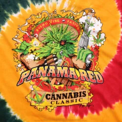 Panama Red Tie-Dye T-Shirt -Pink Floyd shop 11478f artwork 35436.1674252285