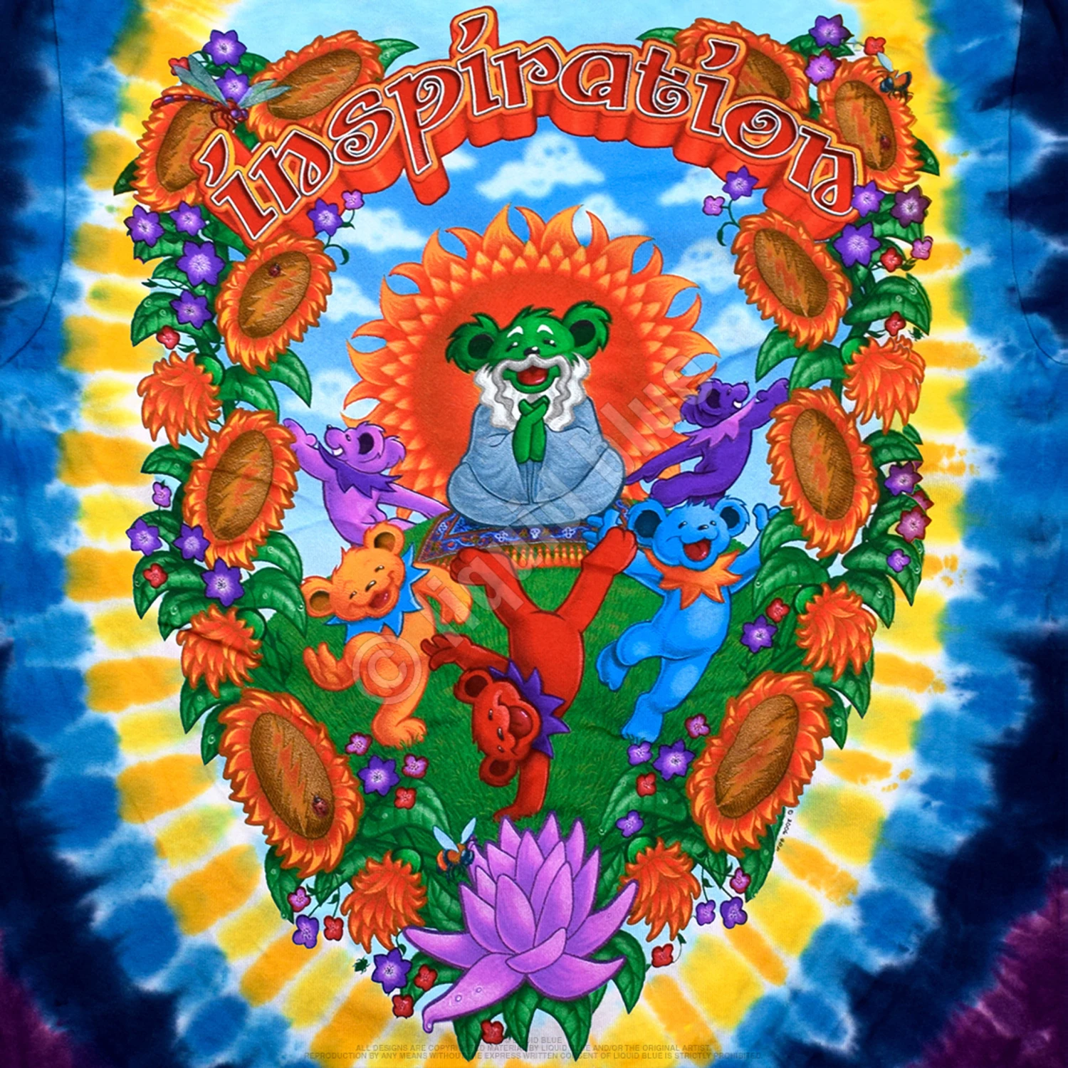 Guru Bear Tie-Dye T-Shirt 5 Guru Bear Tie-Dye T-Shirt - Image 5