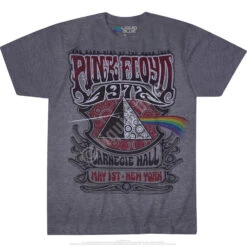 Pink Floyd Carnegie Hall Dark Heather Poly-Cotton T-Shirt -Pink Floyd shop 11624f 39071.1488831292