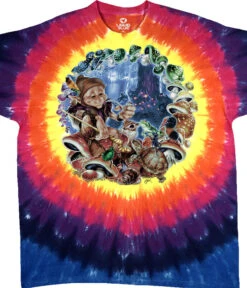 Mushroom Elf Tie-Dye T-Shirt