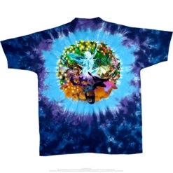 Mushroom Garden Tie-Dye T-Shirt -Pink Floyd shop 11777b 70288.1389218376