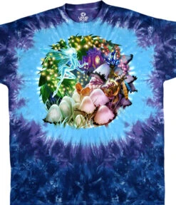 Mushroom Garden Tie-Dye T-Shirt