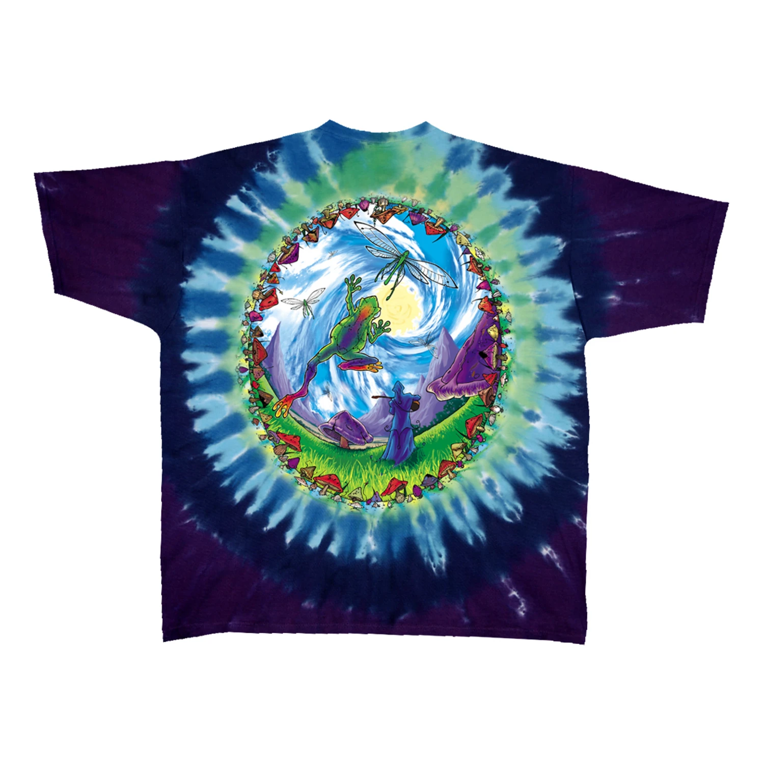 Mushroom Haven Tie-Dye T-Shirt 3 Mushroom Haven Tie-Dye T-Shirt - Image 3