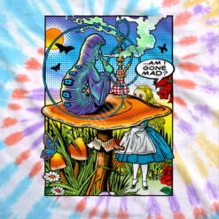 Alice Pop Art Tie-Dye T-Shirt -Pink Floyd shop 11782f artwork 02469.1606456109
