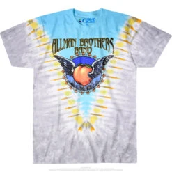 Flying Peach V Tie-Dye T-Shirt 10 Flying Peach V Tie-Dye T-Shirt -Pink Floyd shop 11809f 98735.1490647647