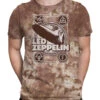 Zeppelin Poster Tie-Dye T-Shirt