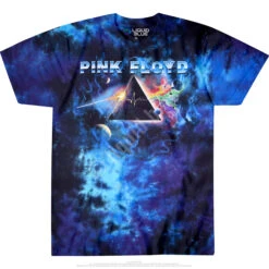 Pink Floyd Pulsar Prism Tie-Dye T-Shirt -Pink Floyd shop 11818f 29702.1488401266