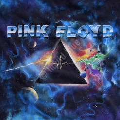 Pink Floyd Pulsar Prism Tie-Dye T-Shirt -Pink Floyd shop 11818f artwork 23435.1488402246