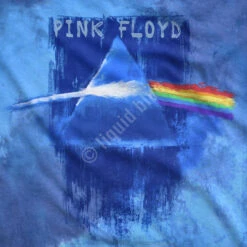 Pink Floyd Prism Paint Tie-Dye T-Shirt -Pink Floyd shop 11843f artwork 73769.1632157104