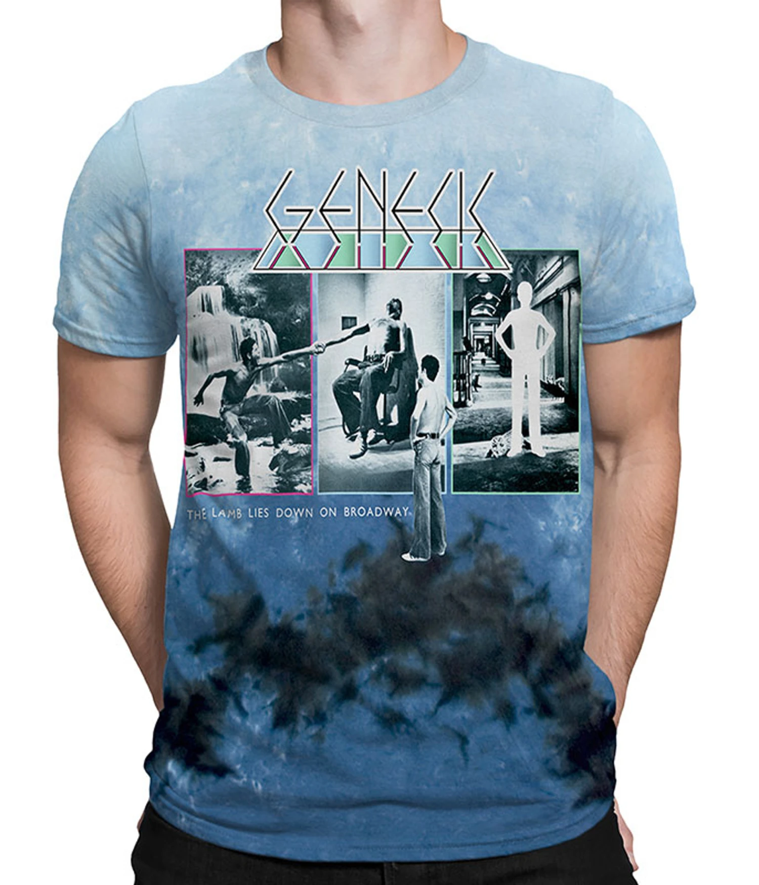 Genesis The Lamb Lies Down Tie-Dye T-Shirt 1 Genesis The Lamb Lies Down Tie-Dye T-Shirt
