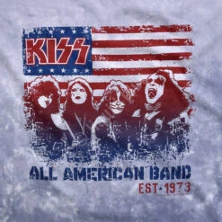 KISS All American Band Tie-Dye T-Shirt 5 KISS All American Band Tie-Dye T-Shirt -Pink Floyd shop 11883f artwork 13668.1555704689