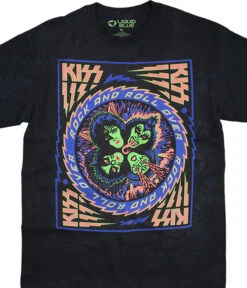 KISS Blacklight Tie-Dye T-Shirt