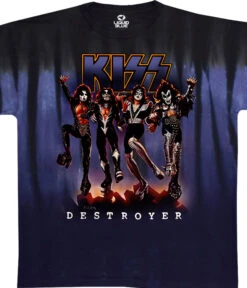 KISS Destroyer Tie-Dye T-Shirt
