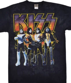 KISS Love Gun Tie-Dye T-Shirt