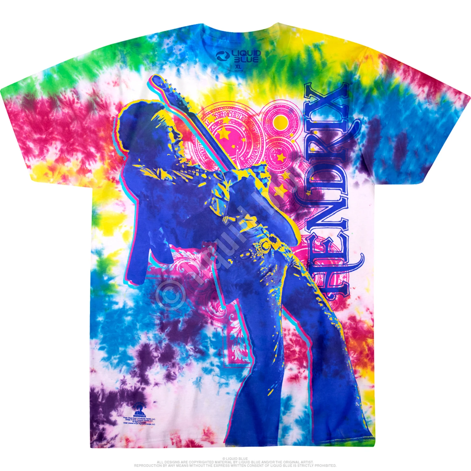Electric Lady Tie-Dye T-Shirt 2 Electric Lady Tie-Dye T-Shirt - Image 2
